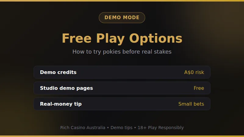 Rich Casino Demo Mode
